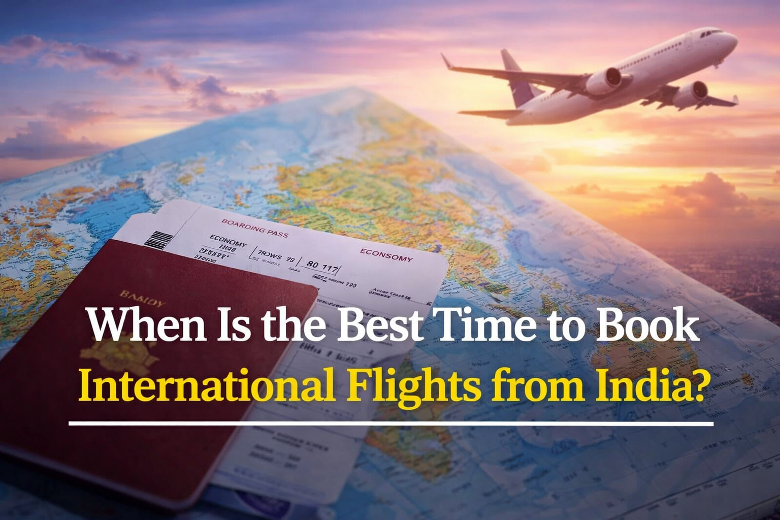 When Is the Best Time to Book International Flights from India?