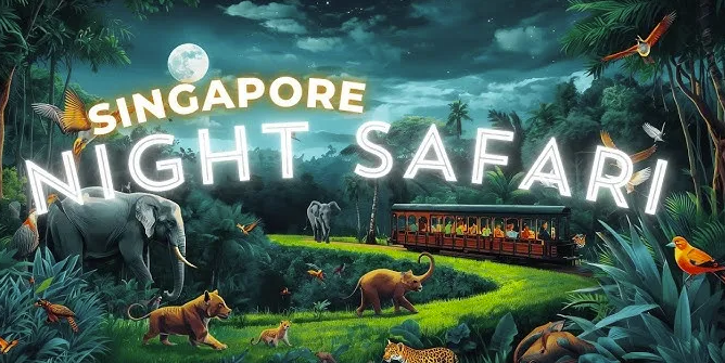 Arrival in Singapore - Check-in- Evening Night Safari